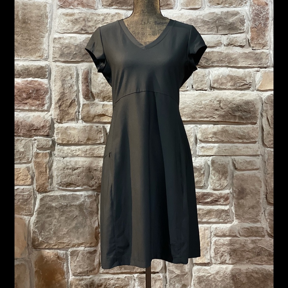 Eddie Bauer- Black Hiking Dress with Pockets, Size M